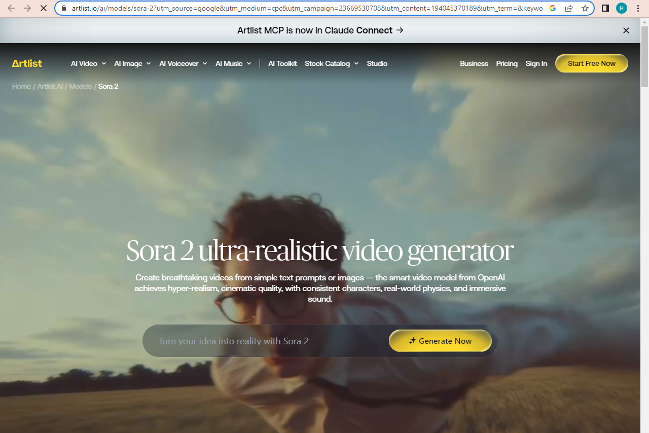 OpenAI Sora Cinematic Video Generation