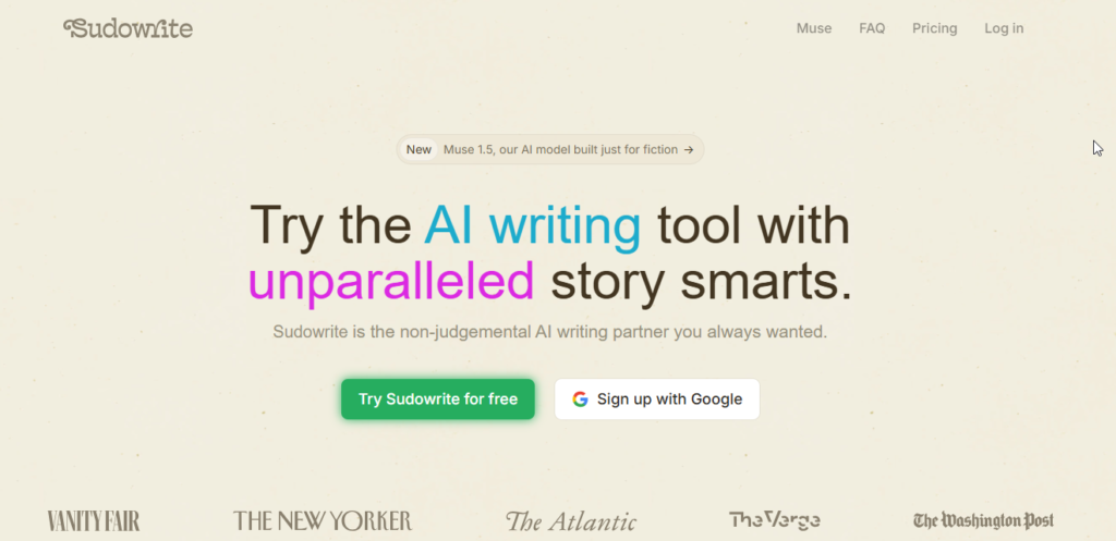 Sudowrite AI Writer