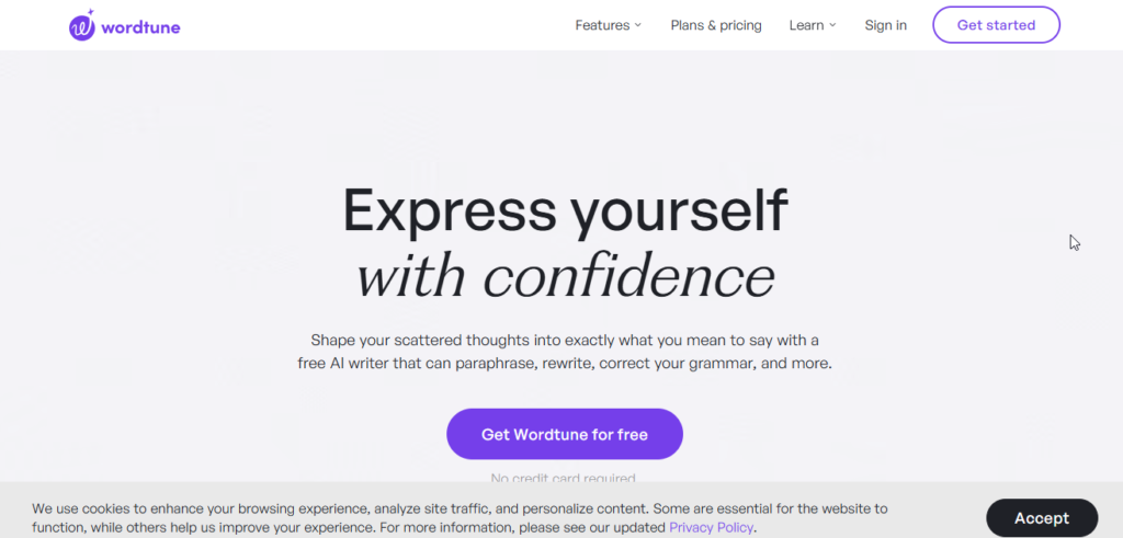 Wordtune AI Writer