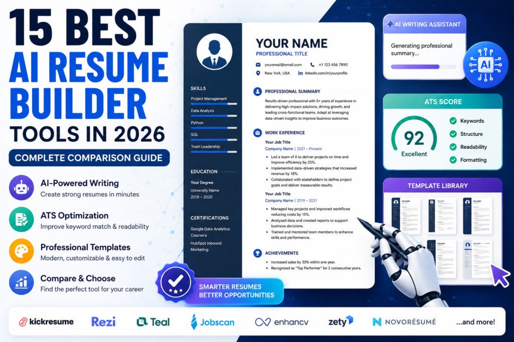 15 Best AI Resume Builder Tools