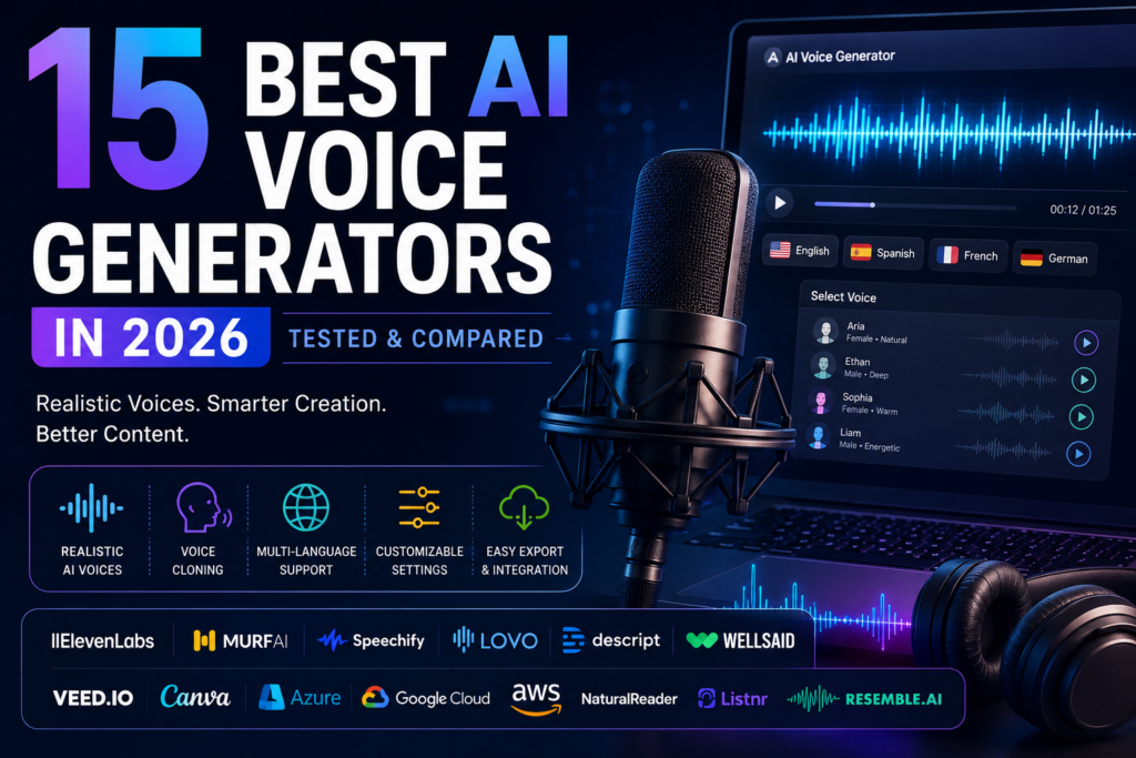 15 Best AI Voice Generators