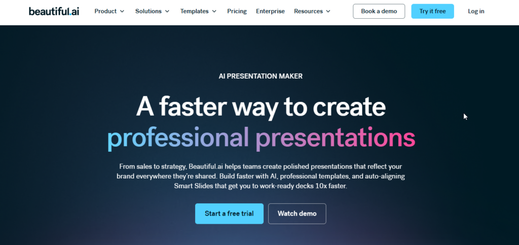 Beautiful.ai Business presentations
