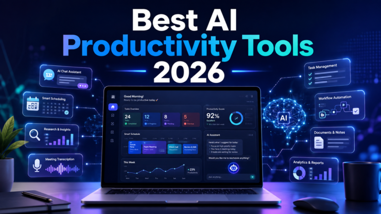 A comparison of the best AI productivity tools and apps for 2026.