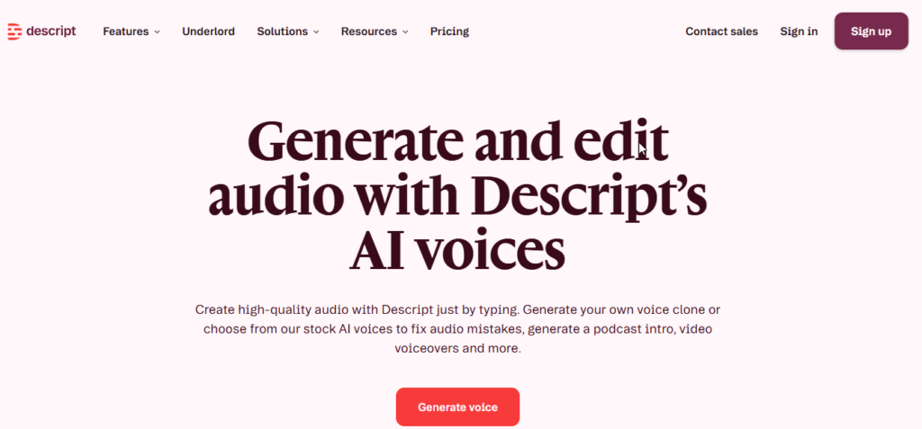 Descript Podcasts videos