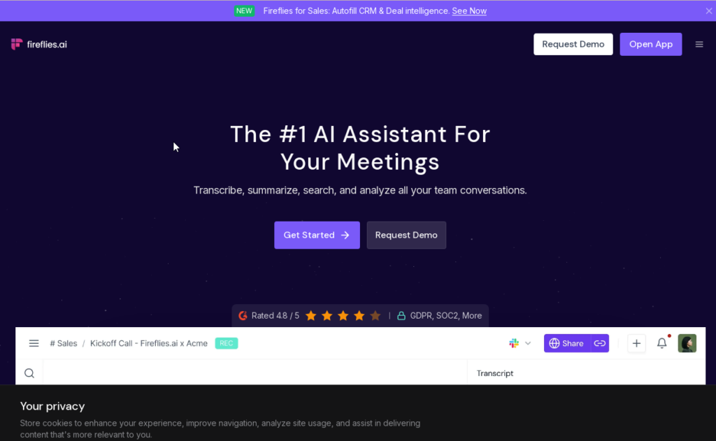 Fireflies AI Meeting intelligence