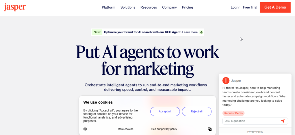 Jasper Brand Copywriting