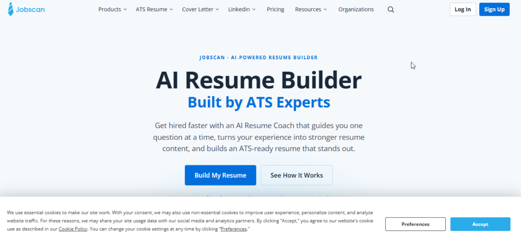 Jobscan Deep ATS Keyword Auditing Scans