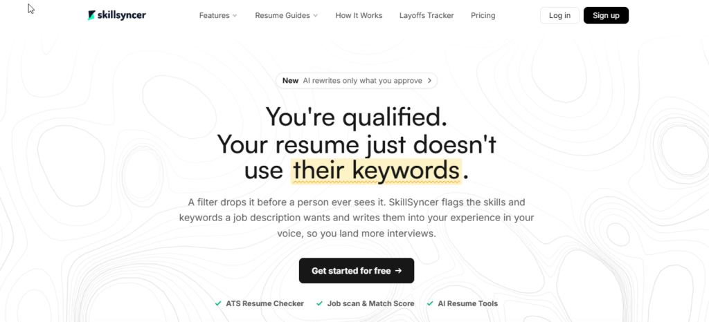 SkillSyncer Budget Keyword Match Scanning