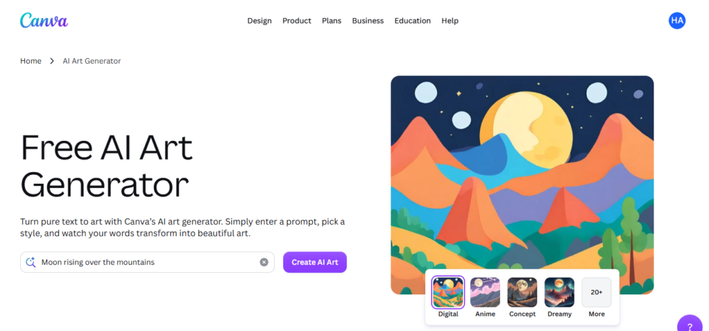 Canva AI