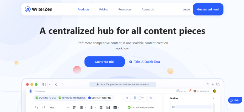 WriterZen AI SEO